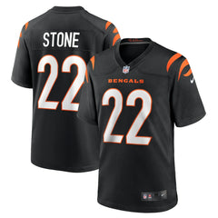 NFL Geno Stone Cincinnati Bengals Game Jersey - Black
