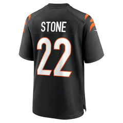 NFL Geno Stone Cincinnati Bengals Game Jersey - Black