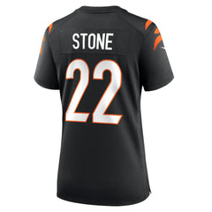 NFL Geno Stone Cincinnati Bengals Women's Game Jersey - Black