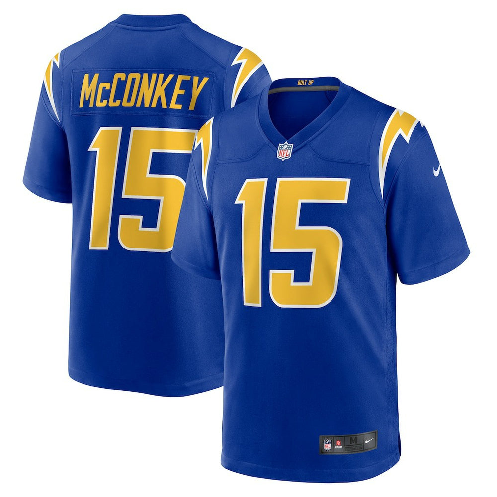 NFL Ladd McConkey Los Angeles Chargers Alternate Game Jersey - Royal
