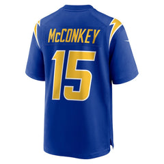 NFL Ladd McConkey Los Angeles Chargers Alternate Game Jersey - Royal