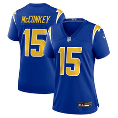 NFL Ladd McConkey Los Angeles Chargers Women's Alternate Game Jersey - Royal