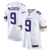 NFL J.J. McCarthy Minnesota Vikings Game Jersey - White
