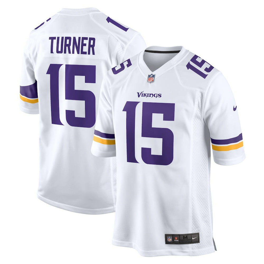 NFL Dallas Turner Minnesota Vikings Game Jersey - White