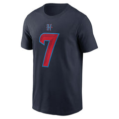C.J. Stroud Houston Texans Name & Number T-Shirt Navy