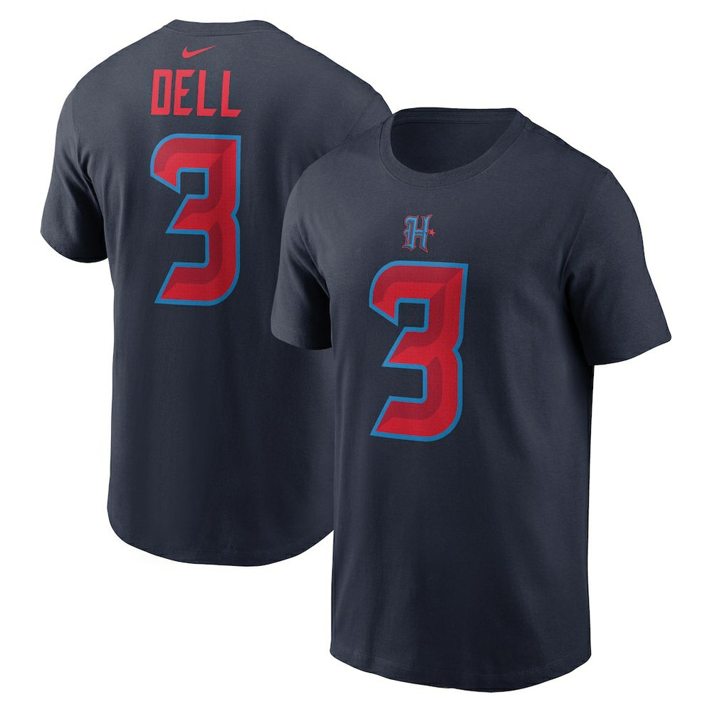 Tank Dell Houston Texans Name & Number T-Shirt Navy