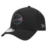 Atlanta Braves New Era Tonal Pop 9FORTY A-Frame Adjustable Hat - Black Hats