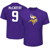 J.J. McCarthy Minnesota Vikings Big & Tall Name & Number T-Shirt Purple