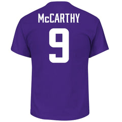 J.J. McCarthy Minnesota Vikings Big & Tall Name & Number T-Shirt Purple