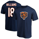 Caleb Williams Chicago Bears Big & Tall Player Name & Number T-Shirt Navy