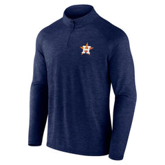 Houston Astros Fanatics Head-to-Head Raglan Quarter-Zip Jacket - Navy Jackets