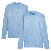 Manchester City 2024/25 Pre-Match dryCELL Quarter-Zip Top Light Blue shop