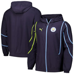 Manchester City 2024/25 Pre-Match Anthem dryCELL Full-Zip Hoodie Jacket Navy
