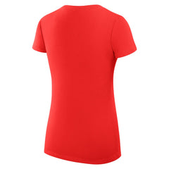 Cincinnati Reds G-III 4Her by Carl Banks Women's Super-Slim Fit Lightweight Team Logo Graphic V-Neck T-Shirt - Red T-shirts