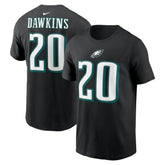 Brian Dawkins Philadelphia Eagles Retired Player Name & Number T-Shirt Black