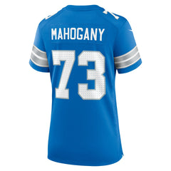 NFL Christian Mahogany Detroit Lions Women's Team Game Jersey - Blue