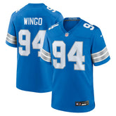 NFL Mekhi Wingo Detroit Lions Team Game Jersey - Blue