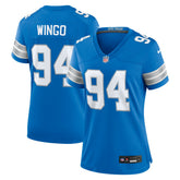 NFL Mekhi Wingo Detroit Lions Women's Team Game Jersey - Blue