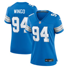 NFL Mekhi Wingo Detroit Lions Women's Team Game Jersey - Blue