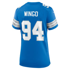NFL Mekhi Wingo Detroit Lions Women's Team Game Jersey - Blue