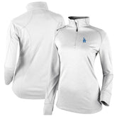 Los Angeles Dodgers Columbia Women's Cooperstown Collection Shotgun 2.0 Omni-Wick Quarter-Zip Top - White Tops