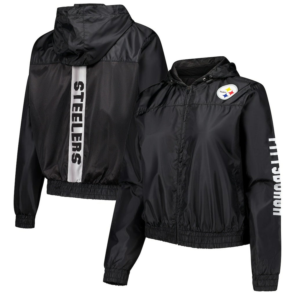 Pittsburgh Steelers Women's Full-Zip Jacket Black