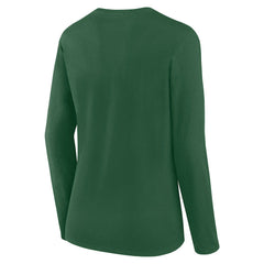 New York Jets Women's Long Sleeve Scoop Neck T-Shirt Green