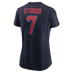 C.J. Stroud Houston Texans Women's Player Name & Number T-Shirt Navy