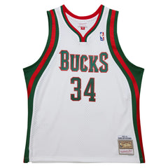 NBA Giannis Antetokounmpo Milwaukee Bucks 2013/14 Hardwood Classics Swingman Jersey - White