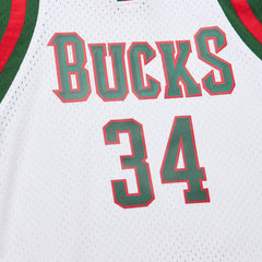 NBA Giannis Antetokounmpo Milwaukee Bucks 2013/14 Hardwood Classics Swingman Jersey - White