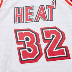 NBA Shaquille O'Neal Miami Heat 2007/08 Hardwood Classics Swingman Jersey - White