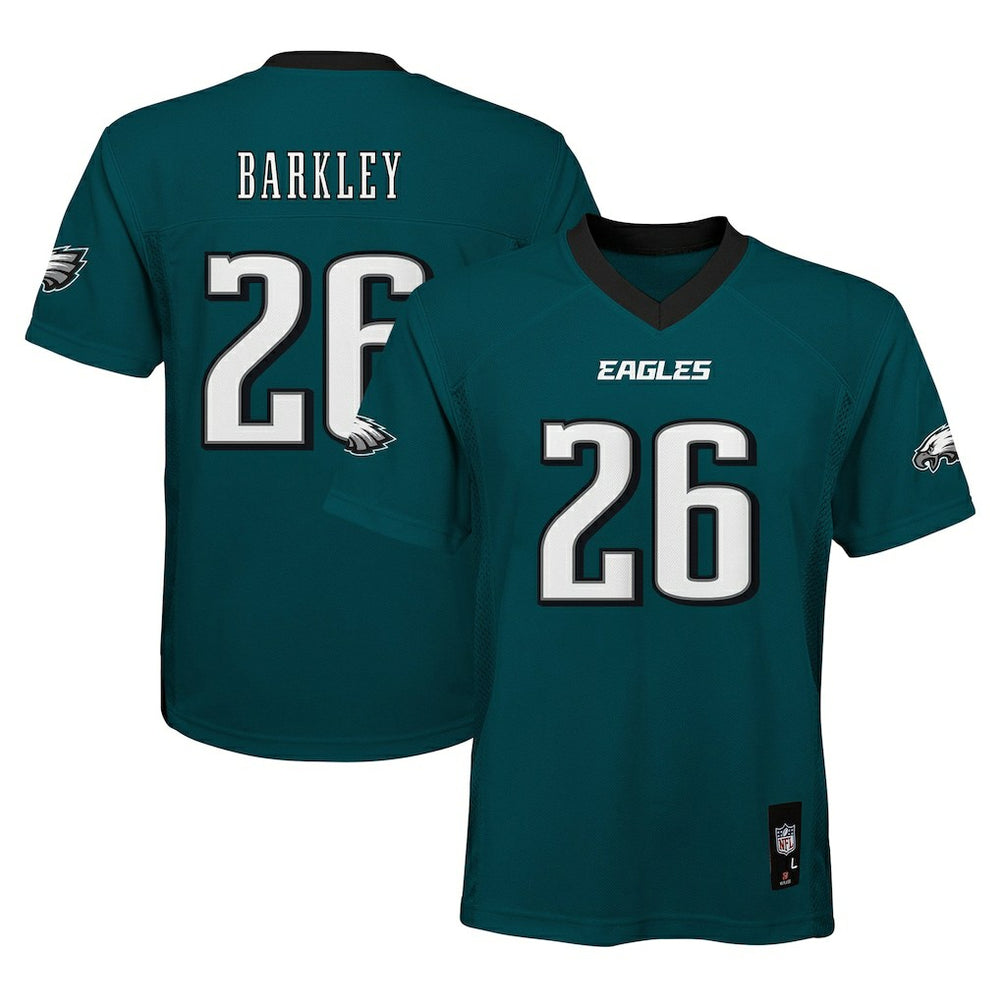 NFL Saquon Barkley Philadelphia Eagles Preschool Replica Player Jersey - Midnight Green for sale