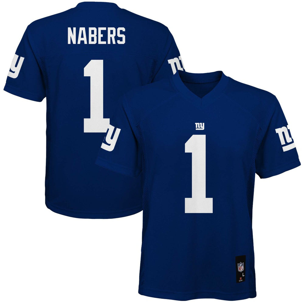 NFL Malik Nabers New York Giants Youth Replica Player Jersey - Royal for sale