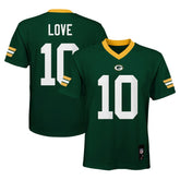 NFL Jordan Love Green Bay Packers Youth Replica Player Jersey - Green discount