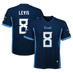 NFL Will Levis Tennessee Titans Youth Replica Player Jersey - Navy outlet