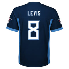 NFL Will Levis Tennessee Titans Youth Replica Player Jersey - Navy outlet
