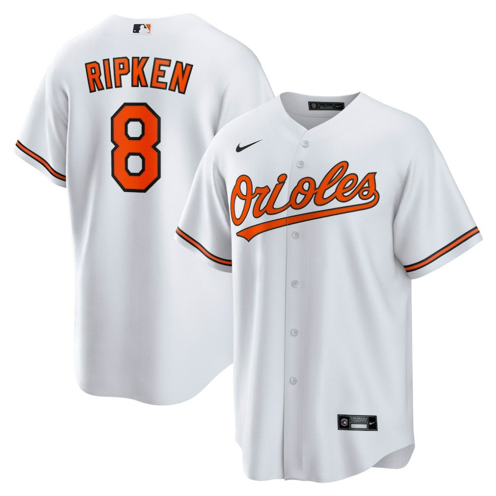 MLB Cal Ripken Jr. Baltimore Orioles Nike Throwback Replica Player Jersey - White
