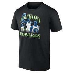 Anthony Edwards Minnesota Timberwolves Retro '90s T-Shirt Black