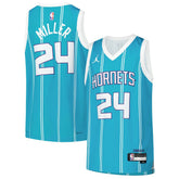 NBA Brandon Miller Charlotte Hornets Youth Swingman Jersey - Icon Edition - Teal