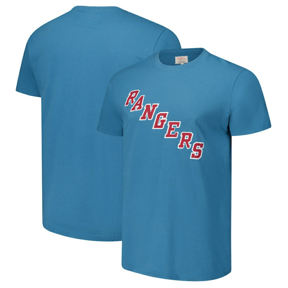 NHL New York Rangers American Needle Brass Tacks T-Shirt - Blue