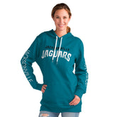 Jacksonville Jaguars G-III 4Her by Carl Banks Women's Extra Inning Pullover Hoodie Teal