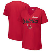 Arizona Cardinals G-III 4Her by Carl Banks Women's Post Season V-Neck T-Shirt Cardinal