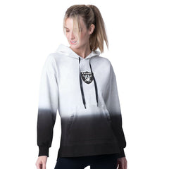 Las Vegas Raiders MSX by Michael Strahan Women's Daniela Pullover Hoodie Black