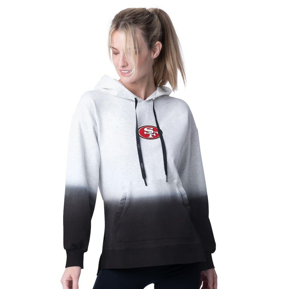 San Francisco 49ers MSX by Michael Strahan Women's Daniela Pullover Hoodie Black