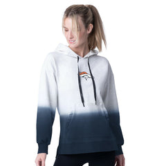 Denver Broncos MSX by Michael Strahan Women's Daniela Pullover Hoodie Navy