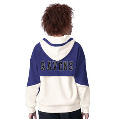 Baltimore Ravens Starter Women's Scrimmage Full-Zip Hoodie White