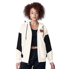 Cincinnati Bengals Starter Women's Scrimmage Full-Zip Hoodie White
