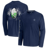 Dallas Cowboys Oasis Endzone Lux Long Sleeve T-Shirt Blue