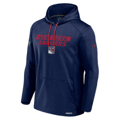 NHL New York Rangers Fanatics Big & Tall Authentic Pro Pullover Hoodie - Blue