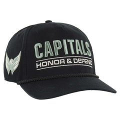 NHL Washington Capitals '47 OHT Military Appreciation Homeland Honor and Defend Hitch Adjustable Hat - Black